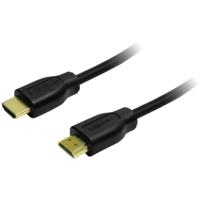 LogiLink CH0045 HDMI-kabel HDMI Aansluitkabel HDMI-A-stekker, HDMI-A-stekker 7.50 m Zwart 4K UHD - thumbnail