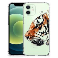 Back Cover iPhone 12 Mini Watercolor Tiger - thumbnail