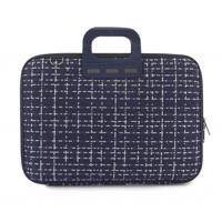 Bombata laptoptas Tweed 15,6 inch 43 x 33 x 7 cm nylon blauw