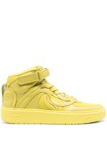 Stella McCartney baskets en cuir artificiel à patch logo - Vert - thumbnail