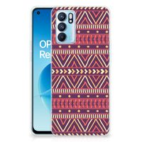 OPPO Reno 6 5G TPU bumper Aztec Paars - thumbnail