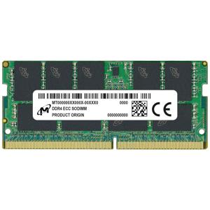 Micron MTA9ASF2G72HZ-3G2R Werkgeheugenmodule voor laptop DDR4 16 GB 1 x 16 GB ECC 3200 MHz 260-pins SO-DIMM CL22 MTA9ASF2G72HZ-3G2R