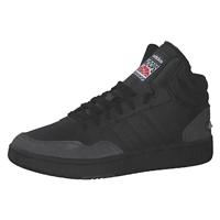 adidas Hoops 3.0 Mid Sneakers voor heren, Core Black Core Black Core Black Carbon, 40 2/3 EU