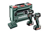 Metabo BS 12 BL + SSD 12 BL Accu Combo set 12V | 2 x 2.0 Ah, SC 30 | metaBOX 118 L - 685228000 - thumbnail