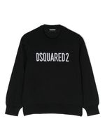 DSQUARED2 KIDS pull à logo imprimé - Noir