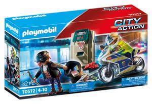 Playmobil City Action 70572 Politie-motorfiets: Achtervolging van de geldgever