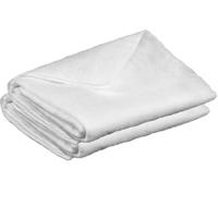 Sneeuwdekens/sneeuwtapijt - 2x stuks - wit - 100 x 100 cm - polyester