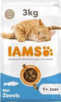 IAMS kattendroogvoer met vis - droogvoer voor katten van 1-6 jaar, 3 kg