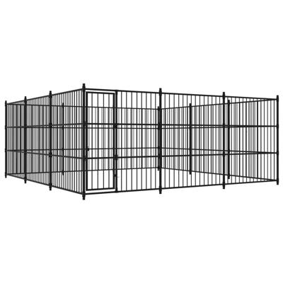 vidaXL Hondenkennel voor buiten 450x450x185 cm vidaXL Hondenkennel voor buiten 450x450x185 cm