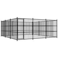 vidaXL Hondenkennel voor buiten 450x450x185 cm