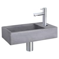 Differnz Force fonteinset beton met rechte kraan chroom