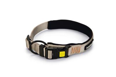 Beeztees Parinca Premium - Hondenhalsband - Nylon - Lichtgrijs - 45- 50 cm x 25 mm Beeztees Parinca Premium - Hondenhalsband - Nylon - Lichtgrijs - 45- 50 cm x 25 mm