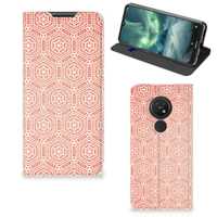 Nokia 6.2 | 7.2 Hoesje met Magneet Pattern Orange