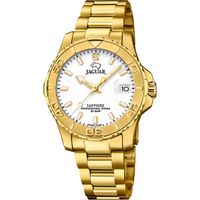 Jaguar J898/3 Horloge Women's White Diver staal goudkleurig-wit 20ATM 34 mm - thumbnail