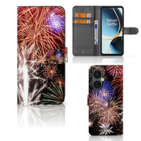 OnePlus Nord CE 3 Lite Wallet Case met Pasjes Vuurwerk