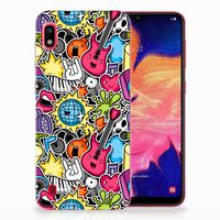 Samsung Galaxy A10 Silicone Back Cover Punk Rock - thumbnail