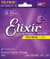 Elixir Strings 11075 snaar voor muziekinstrumenten Akoestisch 6 stuk(s) Gitaar