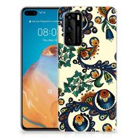 Siliconen Hoesje Huawei P40 Barok Flower