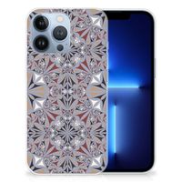 Apple iPhone 13 Pro TPU Siliconen Hoesje Flower Tiles - thumbnail