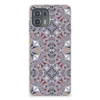 Motorola Edge 20 Lite TPU Siliconen Hoesje Flower Tiles