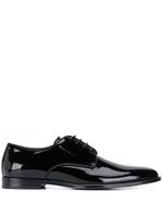 Dolce & Gabbana derbies à effet verni - Noir