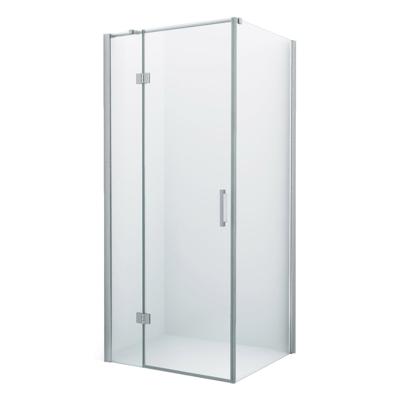 Douchecabine Collins Vierkant Draaideur 100x100x200cm Antikalk Helder Glas Chroom Profiel 8mm Veiligheidsglas Easy Clean Douchecabine Collins Vierkant Draaideur 100x100x200cm Antikalk Helder Glas Chroom Profiel 8mm Veiligheidsglas Easy Clean