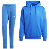 adidas Italië DNA Hoodie Trainingspak 2024-2026 Blauw Wit Goud