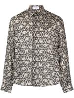 Off-White Zijden overhemd - Beige