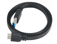 Akasa 1.5m USB 3.0 A/Micro-B USB-kabel 1,5 m USB 3.2 Gen 1 (3.1 Gen 1) USB A Micro-USB B Zwart - thumbnail