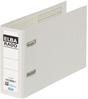 Elba Rado Plast ordner voor ft A5 dwars, wit, rug van 7,5 cm - thumbnail