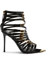 Giuseppe Zanotti sandales Inntriigo Punk 105 mm en cuir - Noir - thumbnail