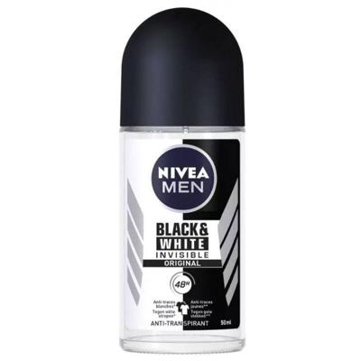 NIVEA Deo Roll-on Men Invisible Black & White Original - 50 ml NIVEA Deo Roll-on Men Invisible Black & White Original - 50 ml