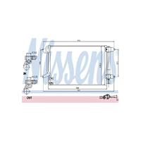 NISSENS 940238 Condensator, airconditioning
