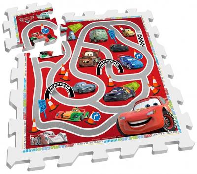 Disney vloerpuzzel Cars junior rood/wit 9 delig Disney vloerpuzzel Cars junior rood/wit 9 delig