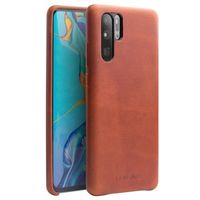 Qialino Premium Huawei P30 Pro Leren Case - Bruin