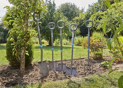 Gardena 17011-20 schop & plantenschopje Tuinspade spits Staal Zwart