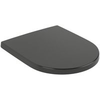 Villeroy & Boch Subway 3.0 closetzitting met softclose en quickrelease Mat Ebony 8M42S1S5 - thumbnail