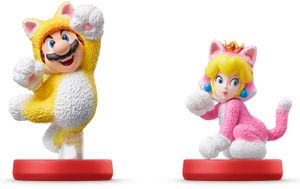 Nintendo amiibo Cat Mario & Cat Peach Interactief gamingpersonage