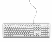 Dell KB216, Wired, Multimedia Toetsenbord, US International (QWERTY), wit