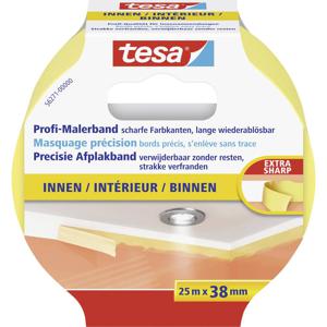 tesa PRECISION INDOOR 56271-00000-01 Maskeertape tesa Geel (l x b) 25 m x 38 mm 1 stuk(s)