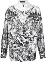 Philipp Plein chemise à imprimé graphique - Blanc