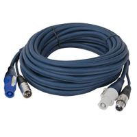 DAP Powercon + XLR kabel (75 cm) - thumbnail