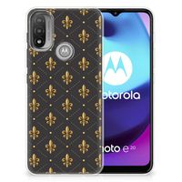 Motorola Moto E20 | E40 TPU bumper Franse Lelie - thumbnail