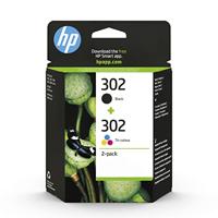 HP Originele 302 - Inktcartridge - Zwart / Cyaan / Magenta / Geel - Standaard capaciteit