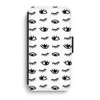 Eye pattern #2: iPhone XR Flip Hoesje - thumbnail