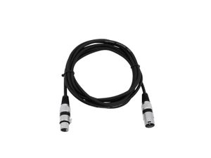 Omnitronic 3022047N audio kabel 3 m XLR (3-pin) Zwart