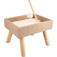 Kattenmeubel Scandi Bed Beige 43.5 x 40 x 54.5 cm Flamingo Beige