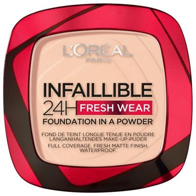 L'Oréal - Infaillible 24h Fresh Wear Powder Foundation - 180 Rose Sand