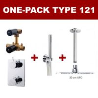 Wiesbaden one-pack inbouwthermostaatset type 121