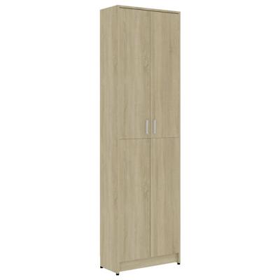 vidaXL Gangkast 55x25x189 cm bewerkt hout sonoma eikenkleurig vidaXL Gangkast 55x25x189 cm bewerkt hout sonoma eikenkleurig